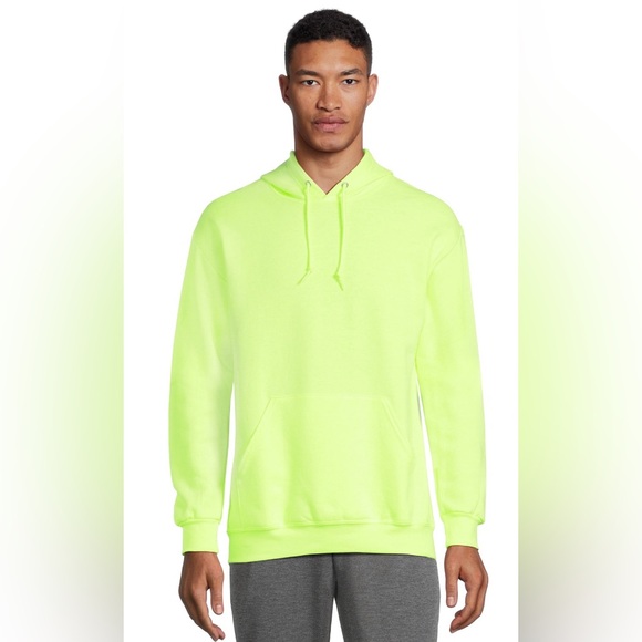 Athletic Works Men's Fleece Pullover Hoodie Sweatshirt - Picture 2 of 5